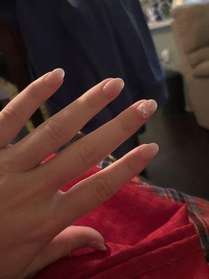 Sweet 16 birthday nails!