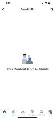 Rhonda blocked me from her business page.