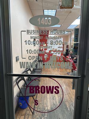 sign of business hours