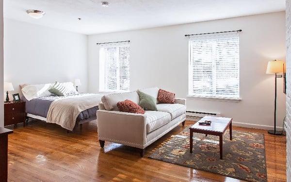 One of our gorgeous furnished studios on Beacon Street in Heart of Back Bay!