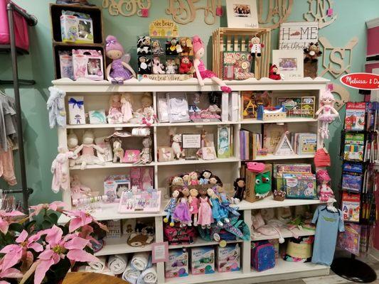 This shop is absolutely amazing...I would not go anywhere else to get things monogrammed.... You can buy them there or bring your own stuff.