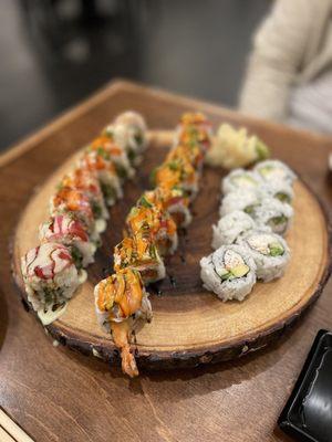 Apollo, Spicy Paula, California Roll