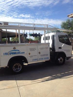 Full service sprinkler repair.