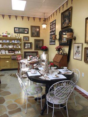 Setting in the Tea Room