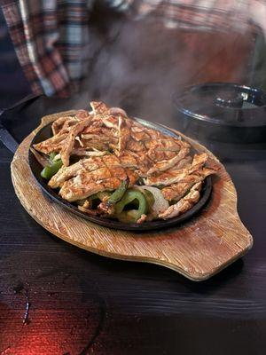 Chicken fajitas
