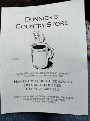 Dunnier's Country Store
