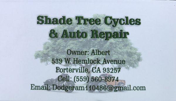 Shade Tree Cycles & Auto Repair