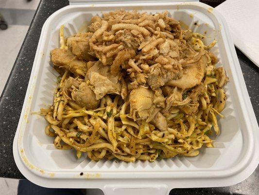 Coconut chicken noodle salad