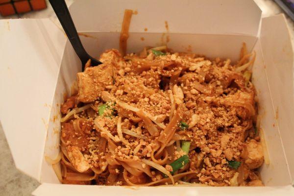 Slimy and bland noodles