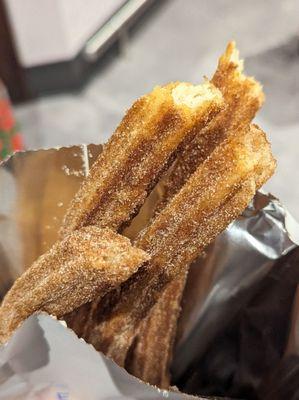 When Churros are fresh they are SO GOOD!