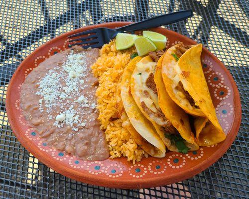 Quesabirria Taco plate