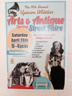 The Whittier Spring Antique & Vintage Street Faire