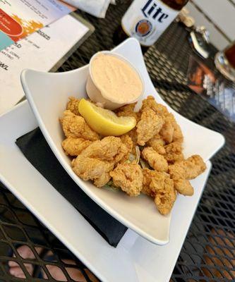Close-Up Gator Bites with Swampy's Rémoulade Sauce!