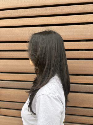 Curtain bands with layers