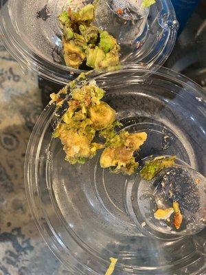 Brown avocado. Glad we paid extra for this garbage