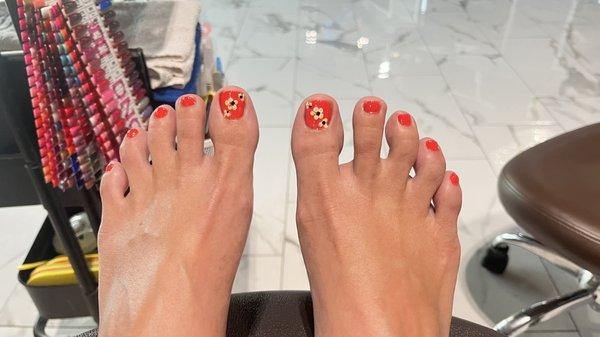 My pedicure