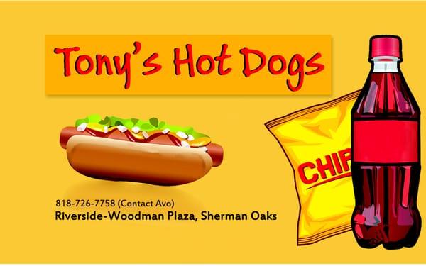 Tony's Hot Dogs @ the Riverside-Woodman Plaza