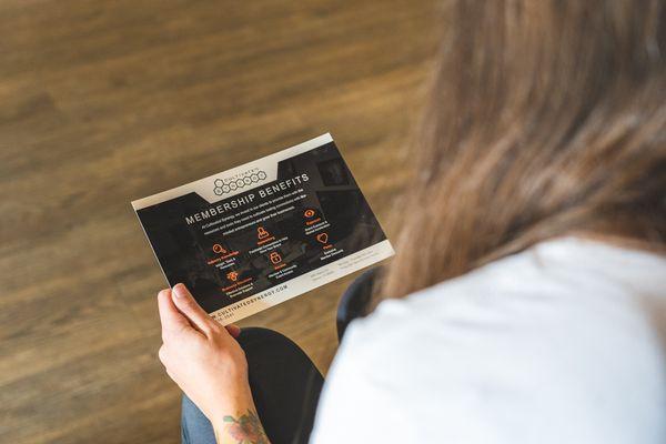 Come in and check out the services we offer startup businesses with our memberships.