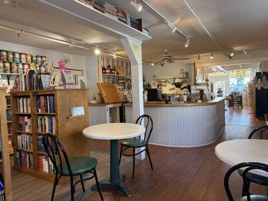 Ebee's Sweets in the Compass Rose Bookstore.