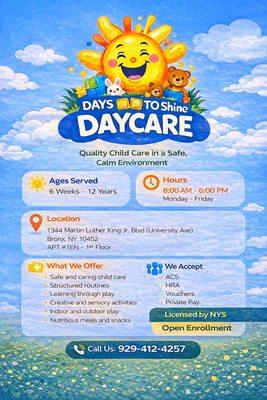 Days To Shine Daycare