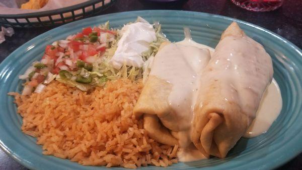 Chimichangas deluxe special
