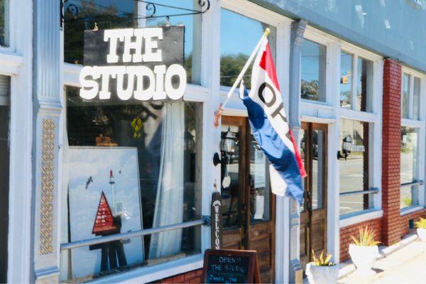 Store front in downtown Darien