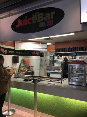 Juice bar is now located at the Webb food court