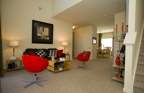 Open space allows you to decorate to your personal taste.