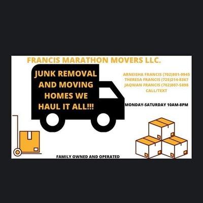 FRANCIS MARATHON MOVERS LLC