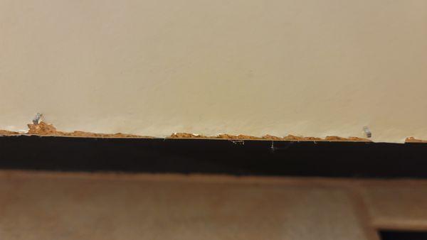 nails in bathroom cabinet