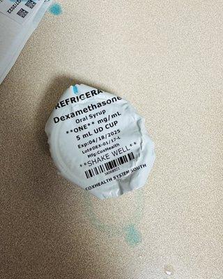 The mysterious medication that they forced down his throat...