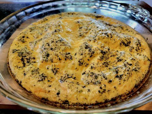 Crustless quiche