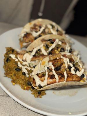 Fish tacos, soo good