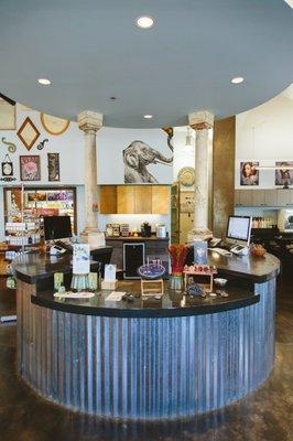 Front receiving area