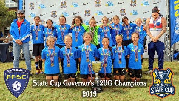 2019 State Cup Champions - -12U Girls