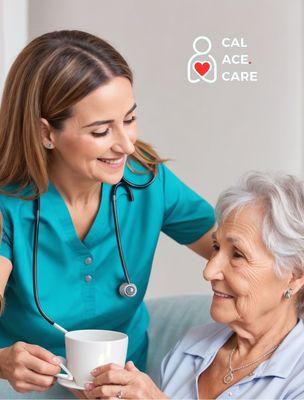 CAL ACE Care, is dedicated to providing exceptional home care services to the elderly population.
