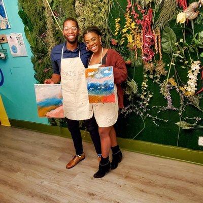 Completed Abstract Paintings