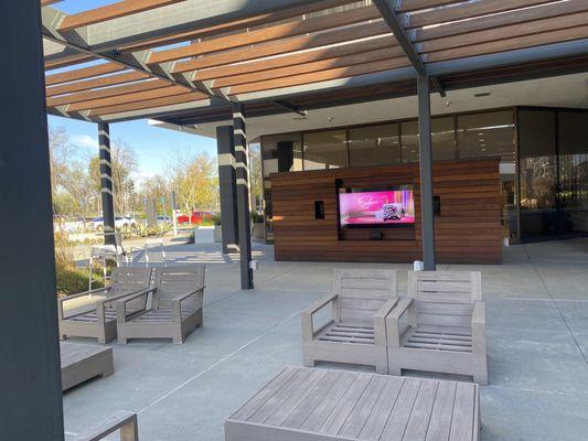 An outside TV and seating?????