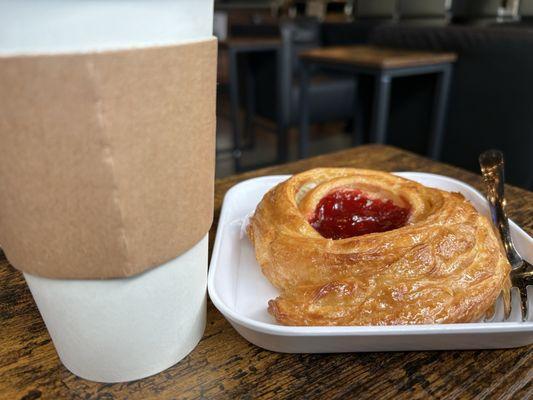 Americano and a Danish