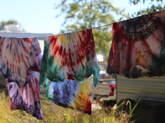 Tie-dye activity