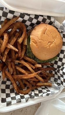 Top view with the sad French Fries