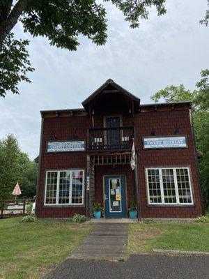 Cute Corny Coffee Shoppe in Cornucopia, WI
