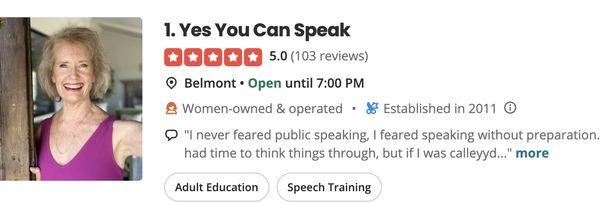 These are the reviews from our California location.