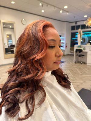 Dimensional mocha copper