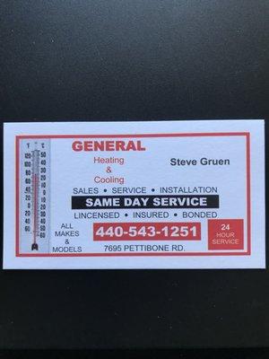 General Heating & Cooling