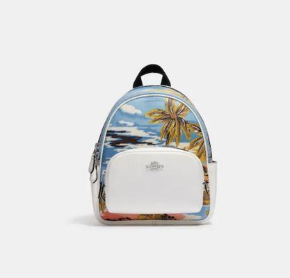 Coach mini court backpack