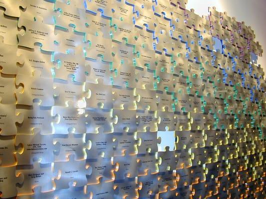 Donor wall
