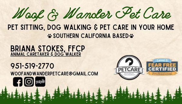 Woof & Wander Pet Care