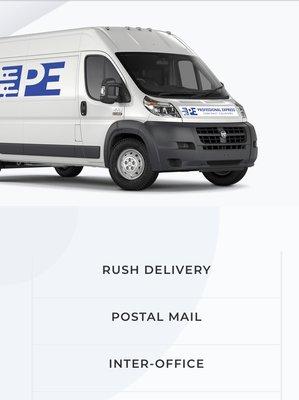 Same Day Rush Deliveries