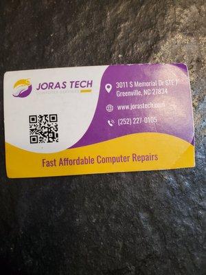 Contact information as we as what he does.